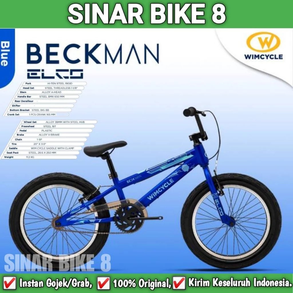 Wijaya Indonesia Makmur Bicycle Industries Wimcycle Beckman Elco 20"