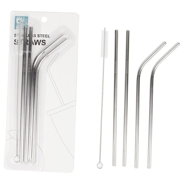 Stainless Steel Straw 4 Pcs/Set 362-4 SW