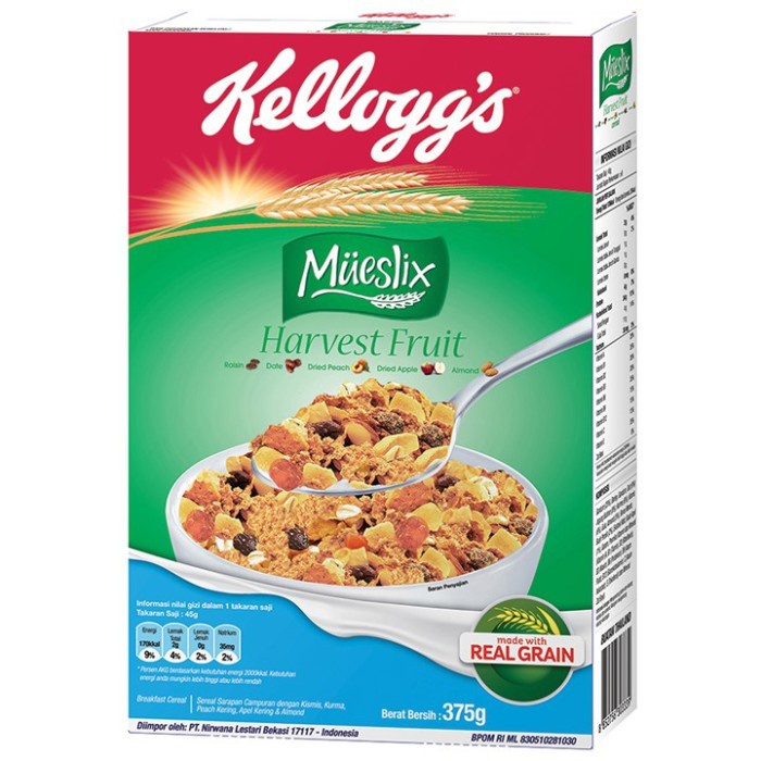 Kellog's Mueslix Harvest Fruit