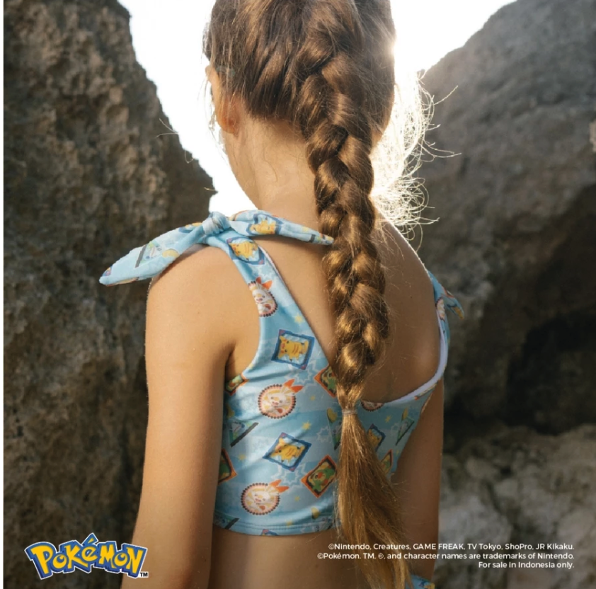 Lee Vierra Kids  Lee Vierra Pokémon Girls Swimwear - Pikachu Leotard