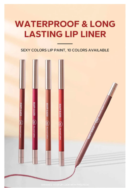  Beauty Glazed Waterproof & Long Lasting Lip Liner 104 Mocha Brown