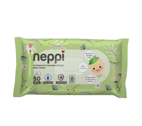 Neppi Antibacterial Changing Diapers Baby Wipes