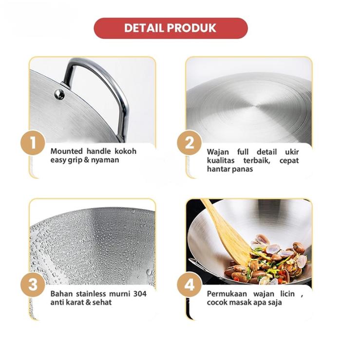  Veneco Panci Stainless Steel 4 pcs