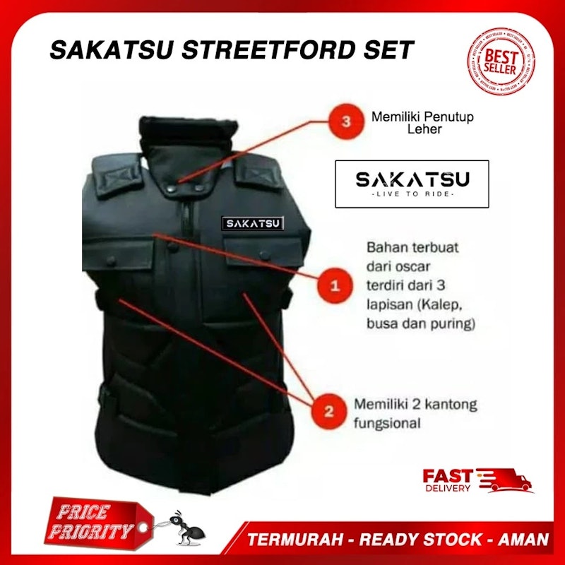 Sakatsu Streetford Rompi Motor 2