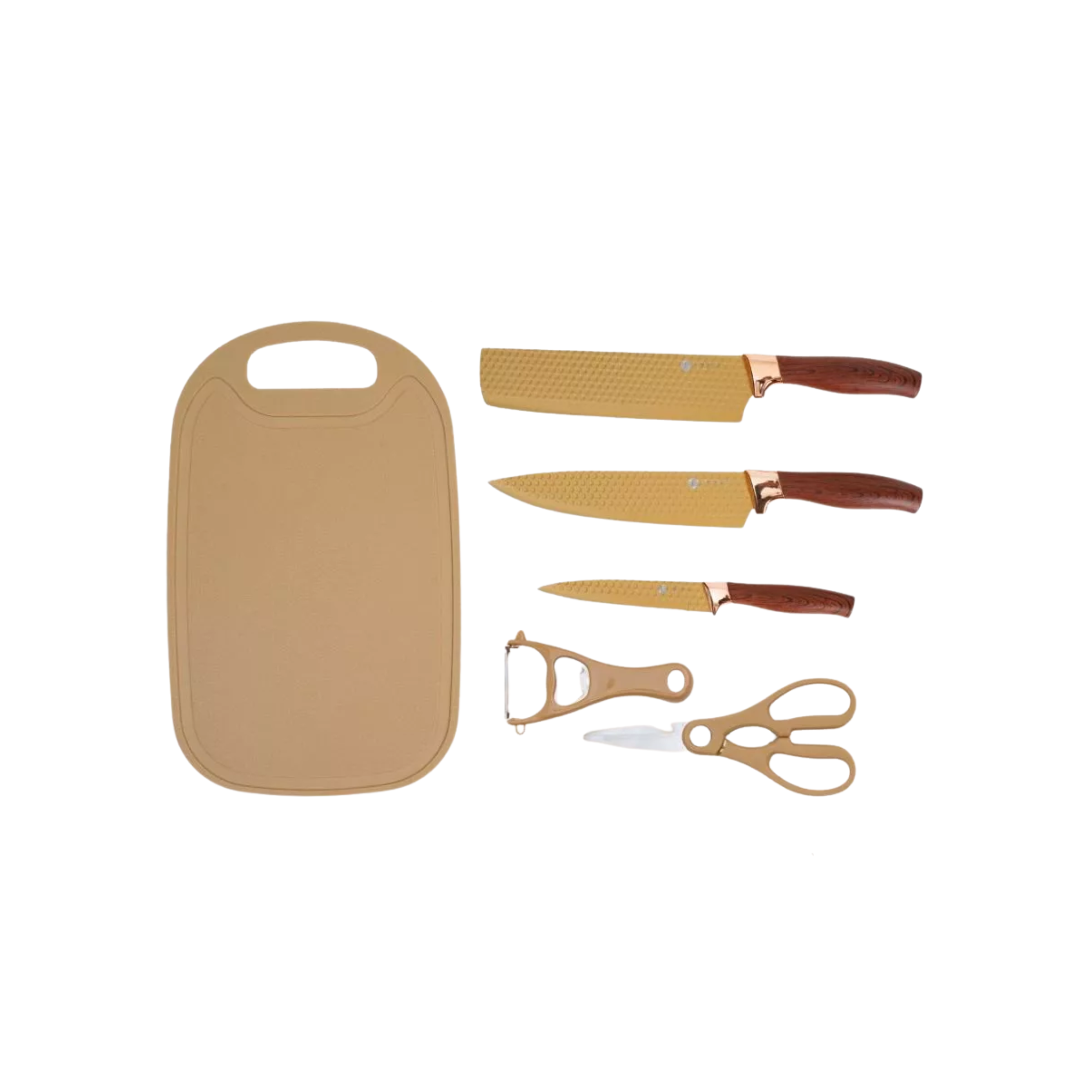 Pero Vicente Knife Set of 6 with Cutting Board