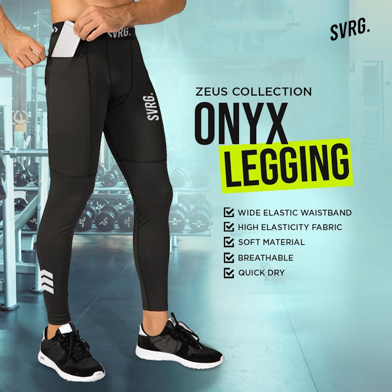 SVRG ONYX Men Compression Pants 5