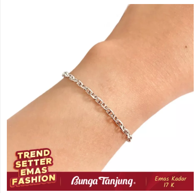 Sentosa Indika Bunga Tanjung Gold Gelang Herme Bell