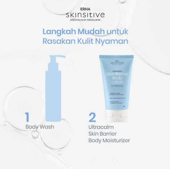 ERHA Clinic Indonesia Skinsitive Ultracalm Skin Barrier Body Lotion