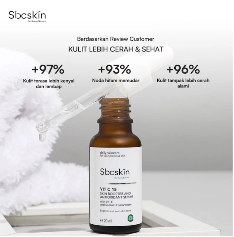 Sbcskin Vit C 15 Skin Booster and Antioxidant Serum 3