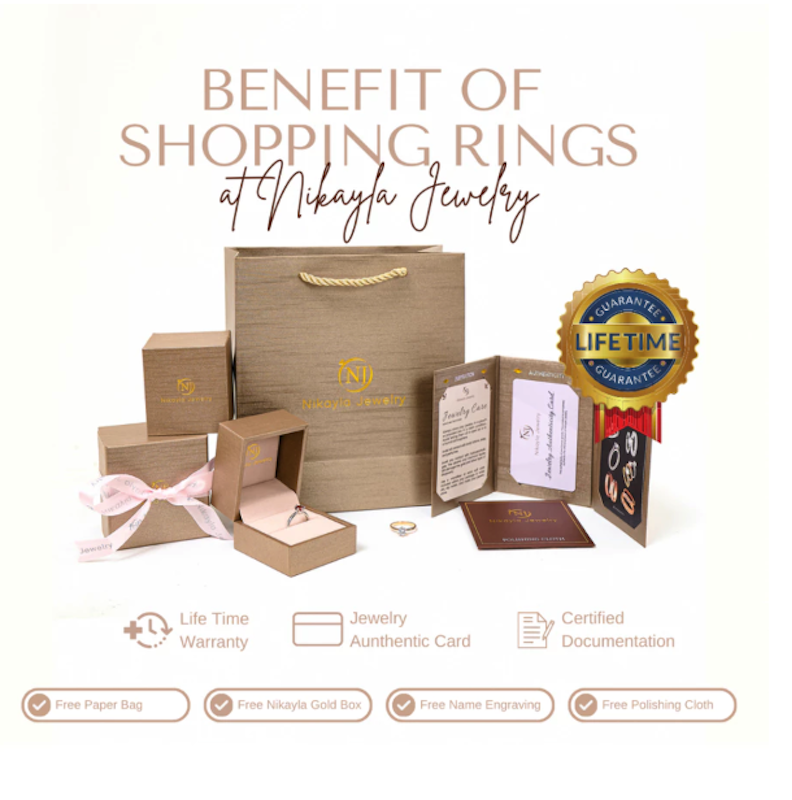 Nikayla Jewelry Couple Rings Silver 5