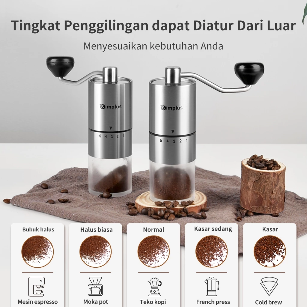 Yaoyao Indonesia Info Tech Simplus Coffee Grinder Handheld