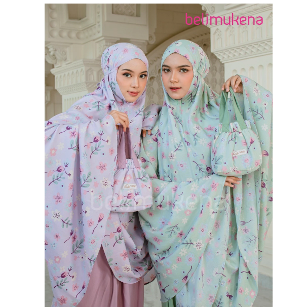  BeliMukena Mukena Rayon Dewasa Motif Hazel