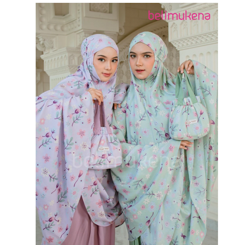 BeliMukena Mukena Rayon Dewasa Motif Hazel 2