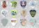 Pick Gitar Celluloid Gambar 2 Sisi 1