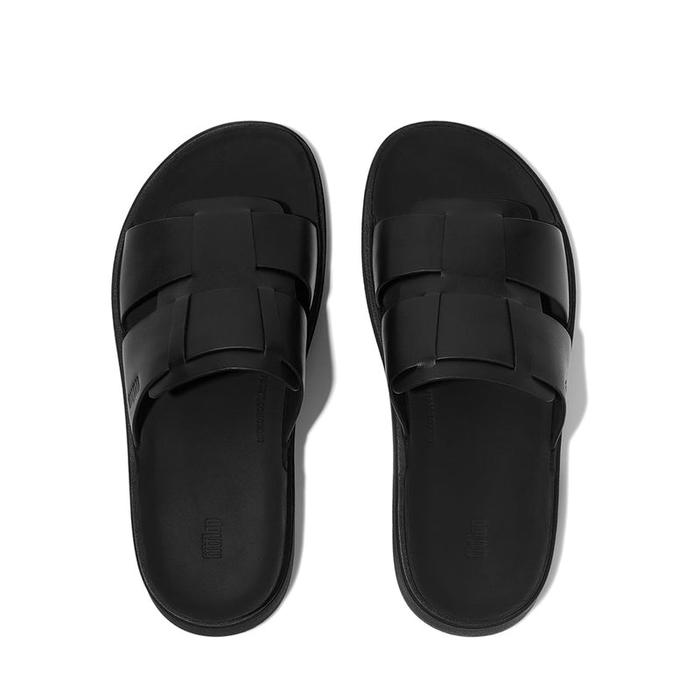 FitFlop FitFlop Gen-FF Mens Leather Fishmerman Slides