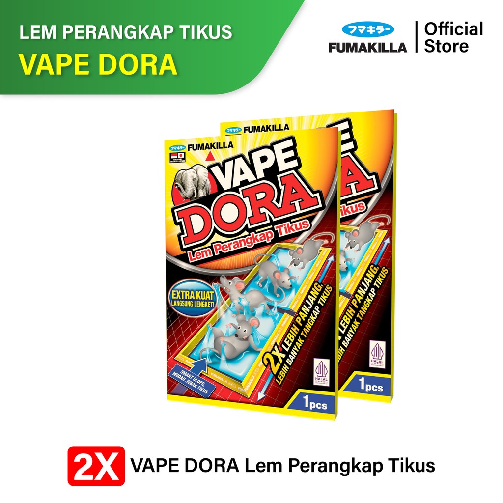 Fumakilla Indonesia Vape Dora Lem Perangkap Tikus 