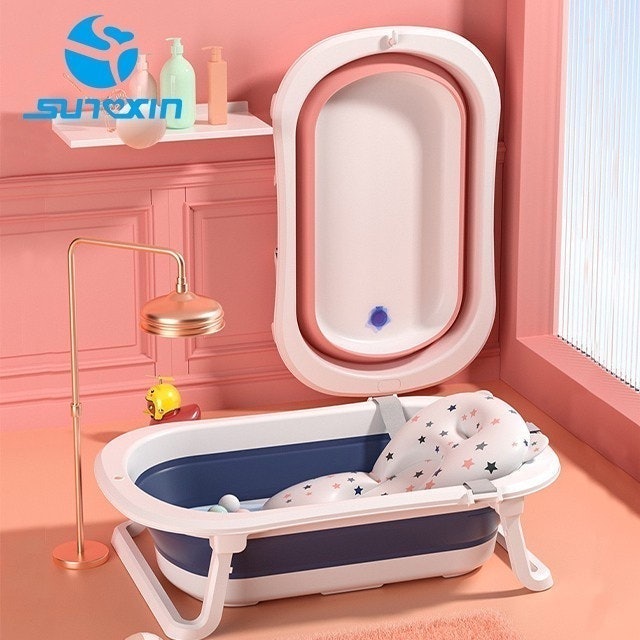 Sunxin Bak Mandi Bayi Lipat Foldable Silicone