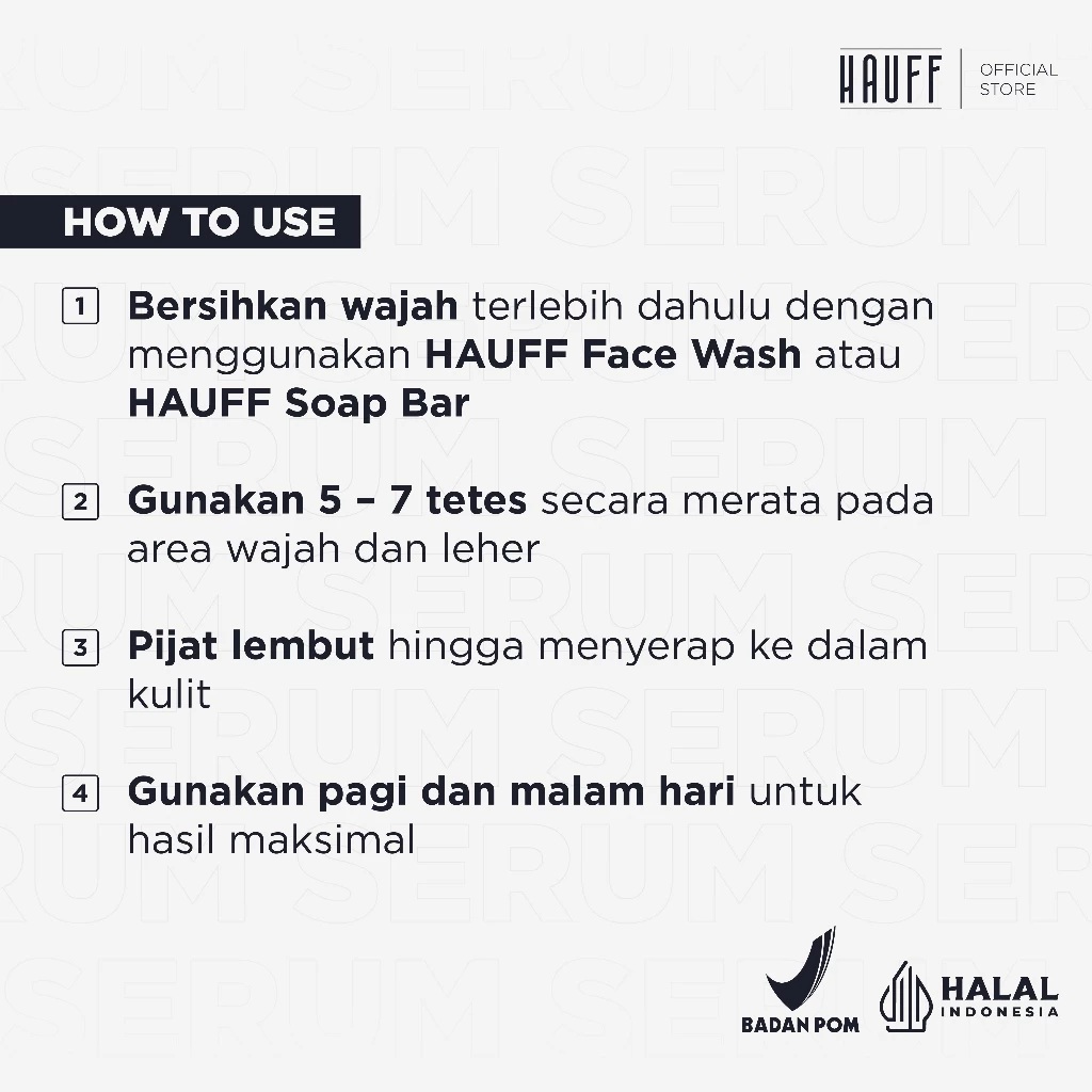 Neo Kosmetika Industri HAUFF Brightening & Anti-Acne 2in1 Serum