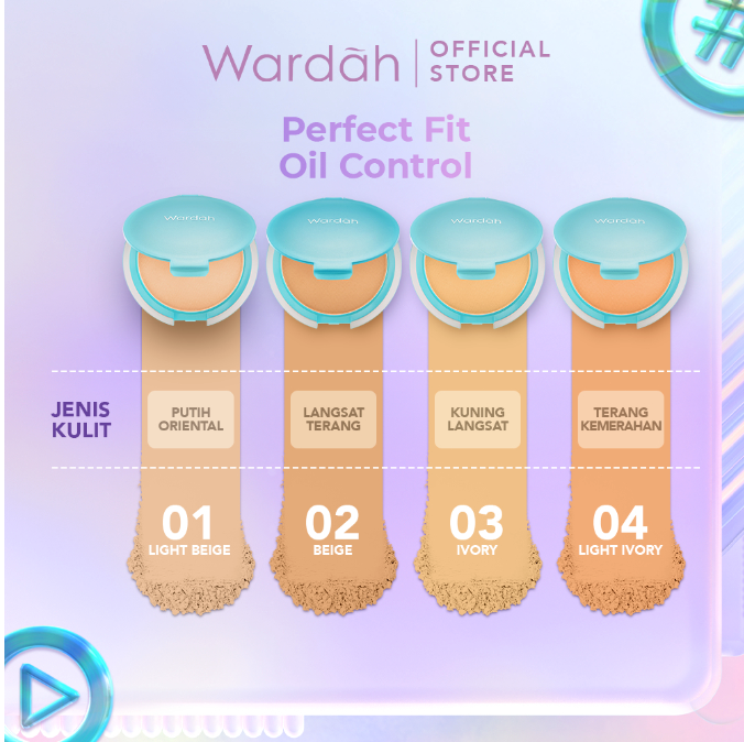 Paragon Technology and Innovation Wardah Everyday Luminous Two Way Cake 04 Light Ivory 