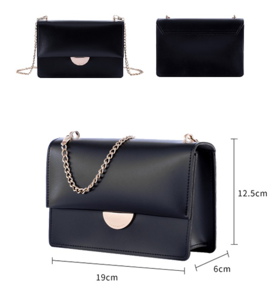 Miniso Tas Selempang Wanita Semicircular Hardware