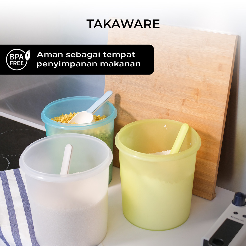 Dillia Mitra Indonesia Takaware Toples Plastik Cosmo 9000 ml