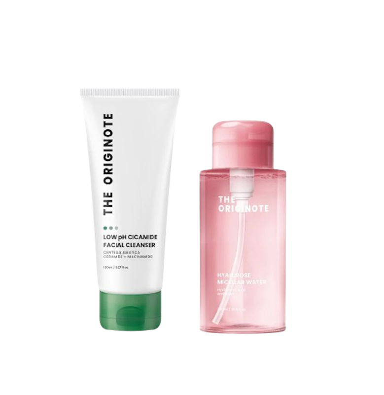 Bundle Low pH Cicamide Gel Cleanser + Hyalurose Micellar Water 1