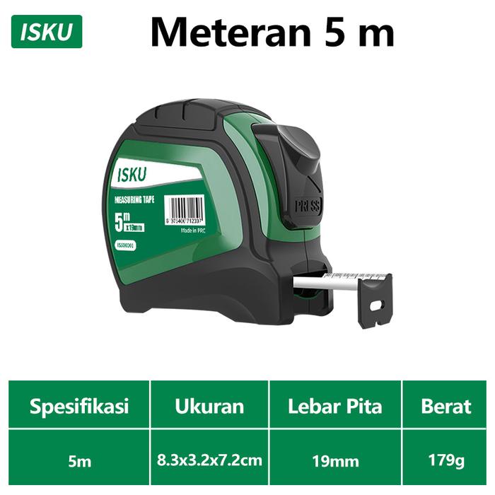 Isku Teknologi Indonesia ISKU Measuring Tape 5 m