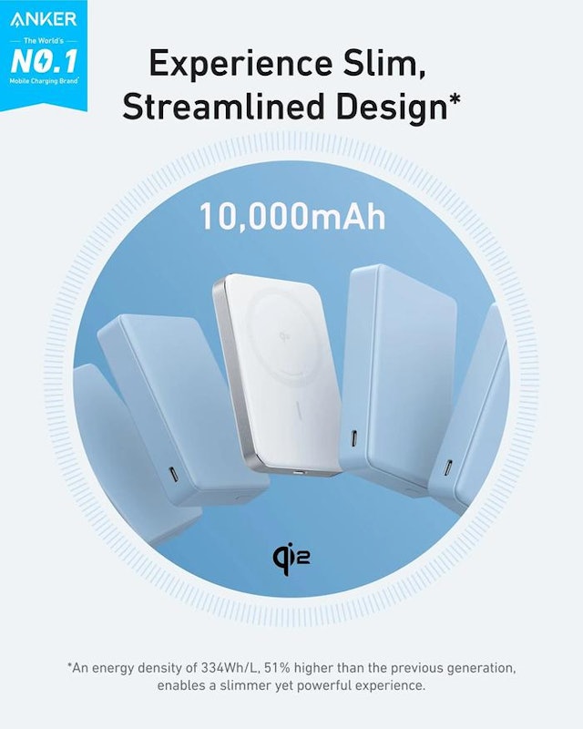 Anker MagGo Wireless Power Bank 10.000 mAh 3