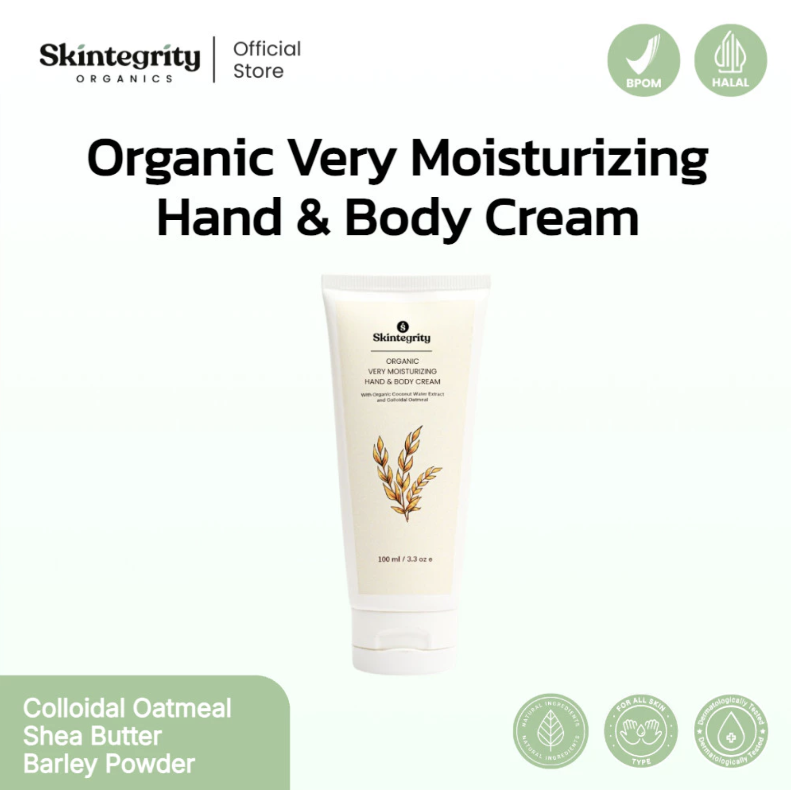 Skintegrity Organic Very Moisturizing Hand & Body Cream 2