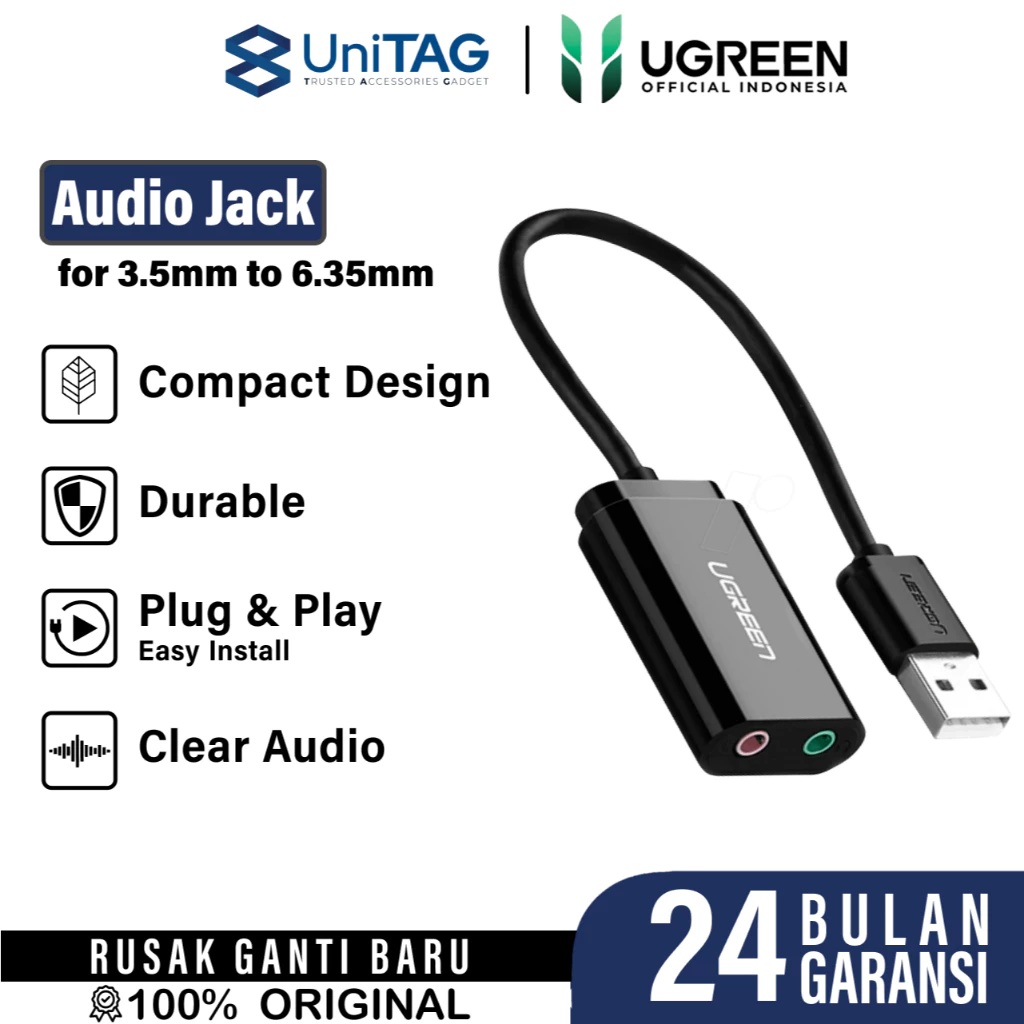 Ugreen Group UGREEN USB External Sound Adapter