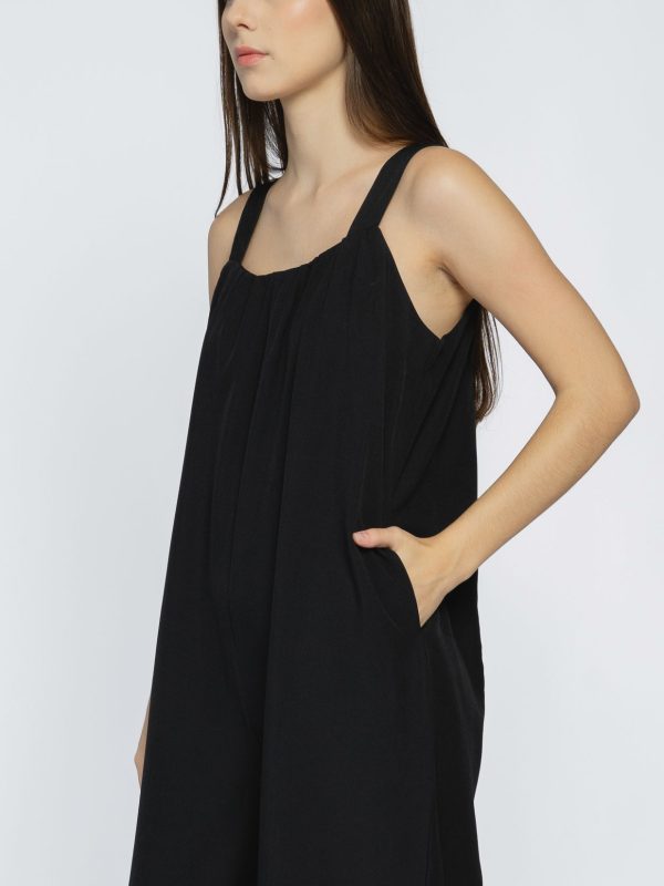 Coogee Indonesia This Is April Sabine Wide Leg Black Jumpsuit 787922