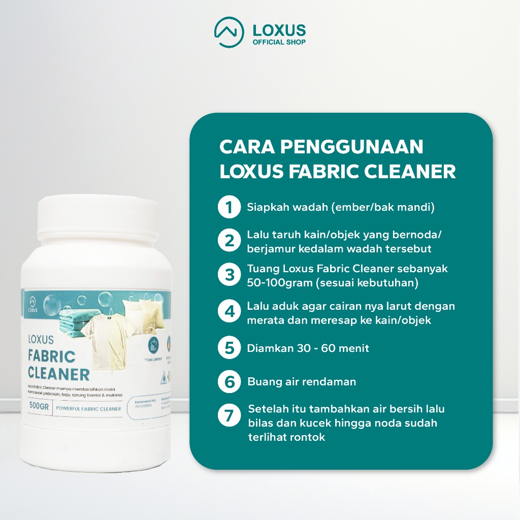 Loxus Cleaner Loxus Fabric Cleaner