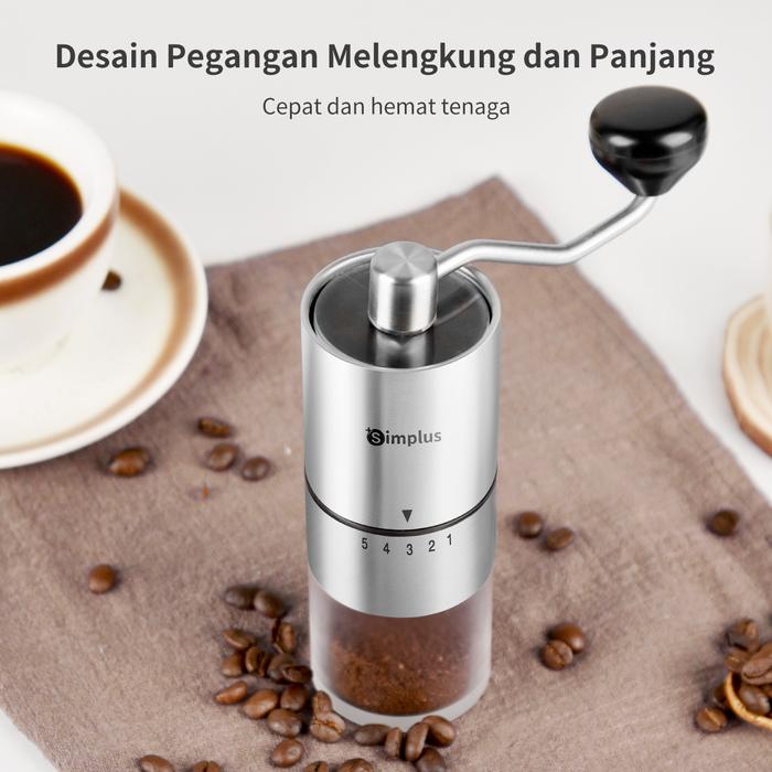 Simplus Penggiling Biji Kopi Manual 20g 4