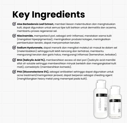 Fandi Universal Kosmekreasi Tératu Beauty PHA Gentle Exfoliating Toner