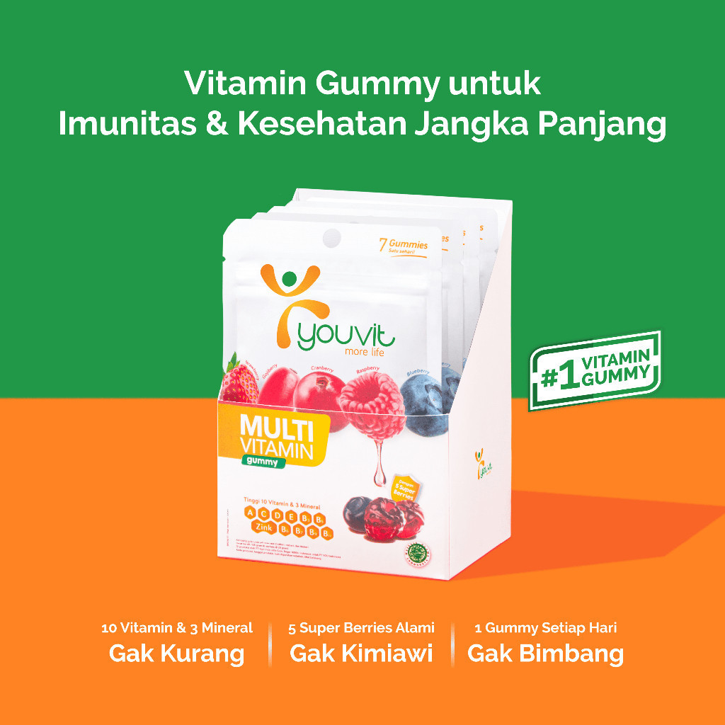 Youvit Multivitamin Gummy Dewasa