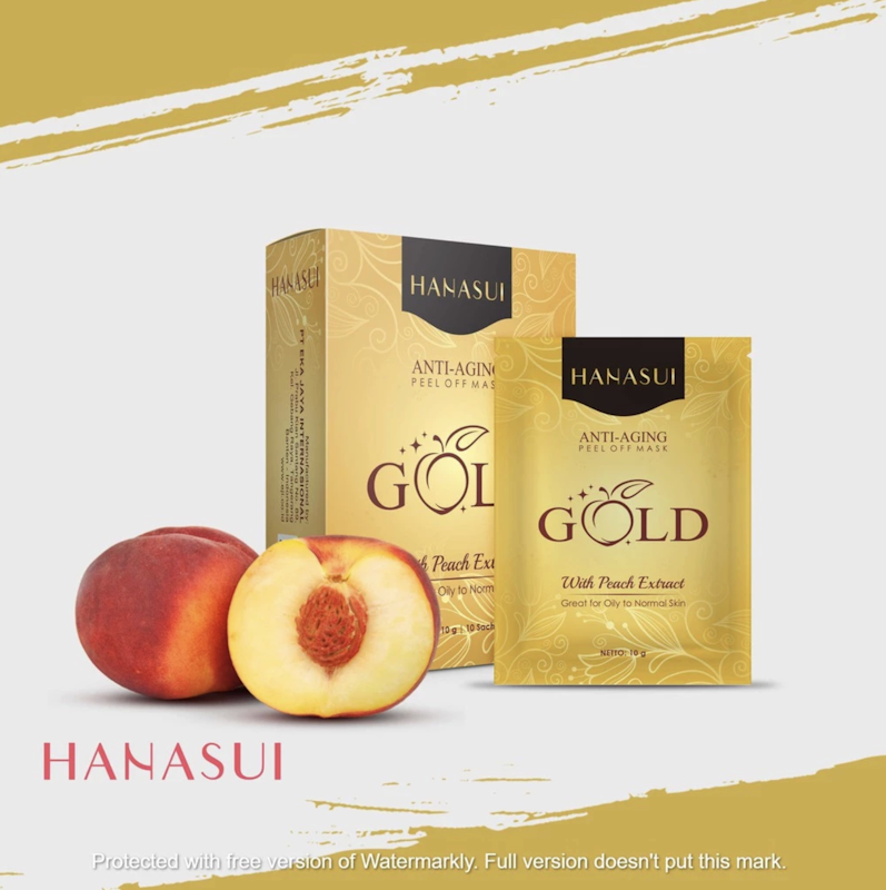 Hanasui Anti Aging Peel Off Mask Gold