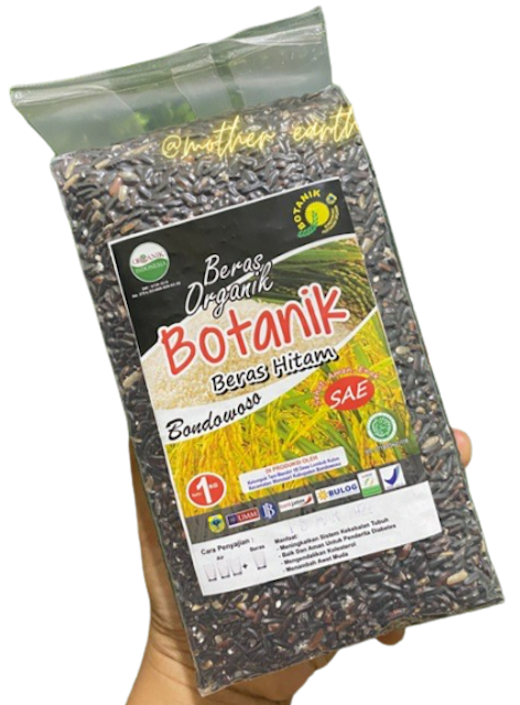 Beras Hitam Organik Bondowoso