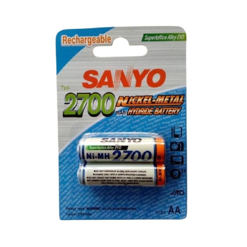 SANYO Rechargeable 2700mAh Ni-MH AA Battery 1