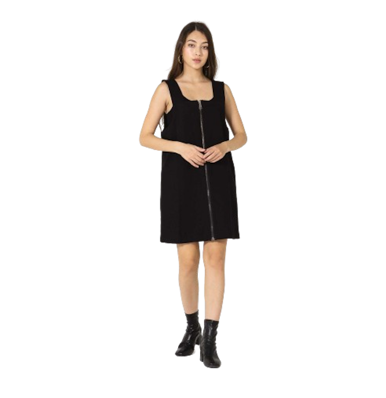 This is April X Syifa Hadju Romper Wanita SH Min Jeong Pinafore Black 1