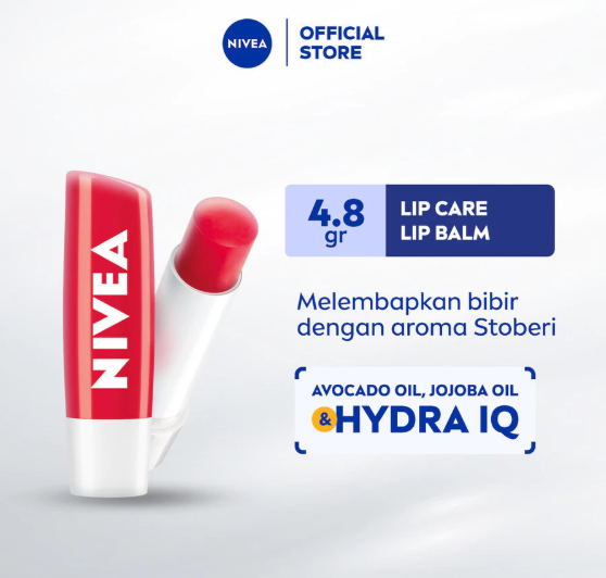 Beiersdorf NIVEA Lip Balm Strawberry Shine