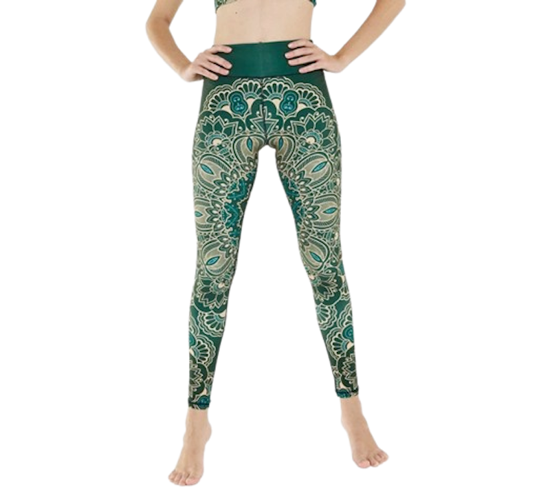 AUM Green Macca Legging 1