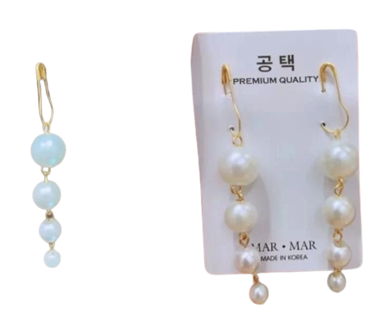 Anting Hijab Simpel Mutiara Bohlam