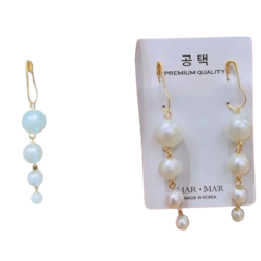 Anting Hijab Simpel Mutiara Bohlam