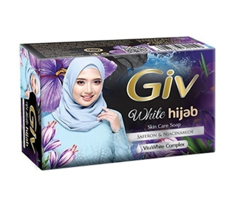 GIV White Hijab - Saffron & Niacinamide 1