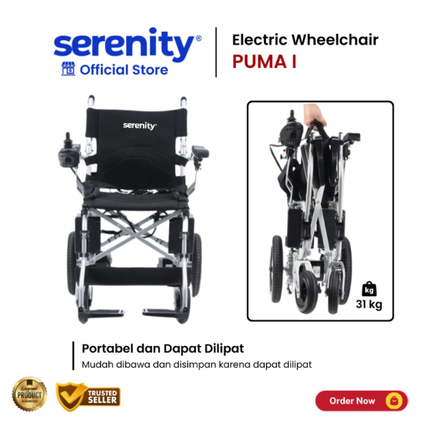 Serenity Indonesia Serenity Electric Wheelchair PUMA I