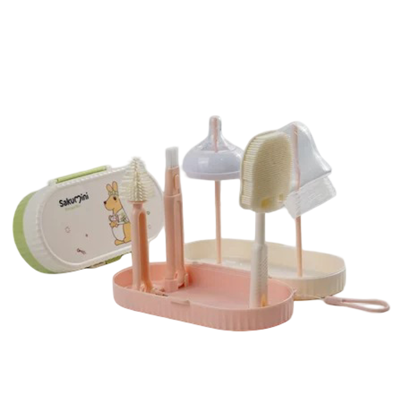 Sakumini 6in1 Travel Brush Kit Bottle Cleaner 1
