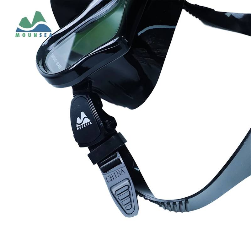 Mounsea Diving Mask Adult 2-Pieces Fully Dry Snorkeling Set 4