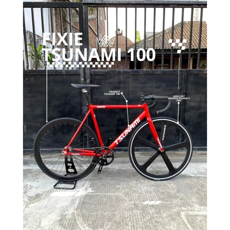 Tsunami Bicycle Tsunami Sepeda Fixie  SNM100