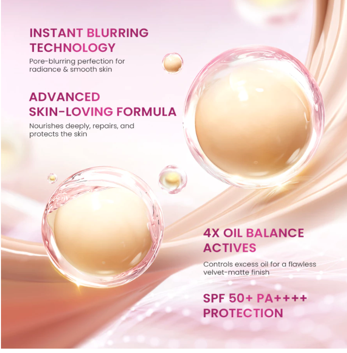 Eka Jaya Internasional Hanasui Next Level Airy Velvet Cushion W42 Golden Sand