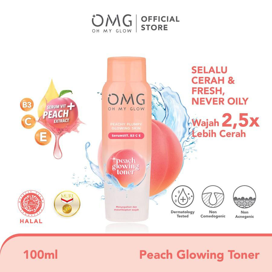 Varcos Citra Internasional OMG OH MY GLOW Peach Glowing Toner